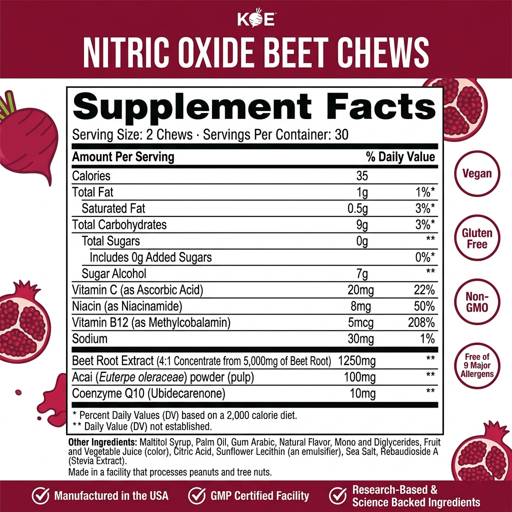 KOE Blood Flow Chews