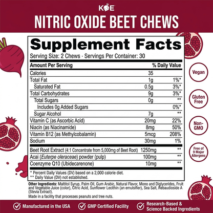 KOE Blood Flow Chews